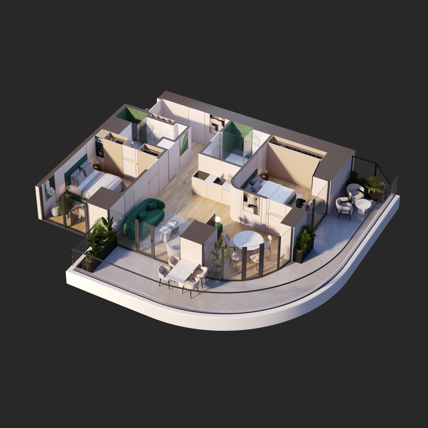 Ambassadori Island — планировка 2